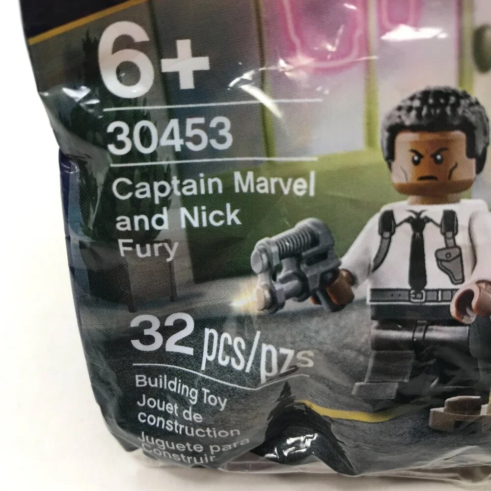 Lego Marvel Captain Marvel 32 Piece 30453 Captain Marvel & Nick Fury New